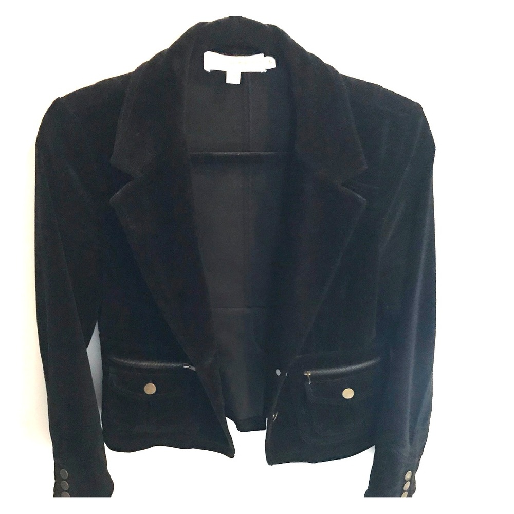 Vintage Colour Eighteen Black Corduroy Blazer